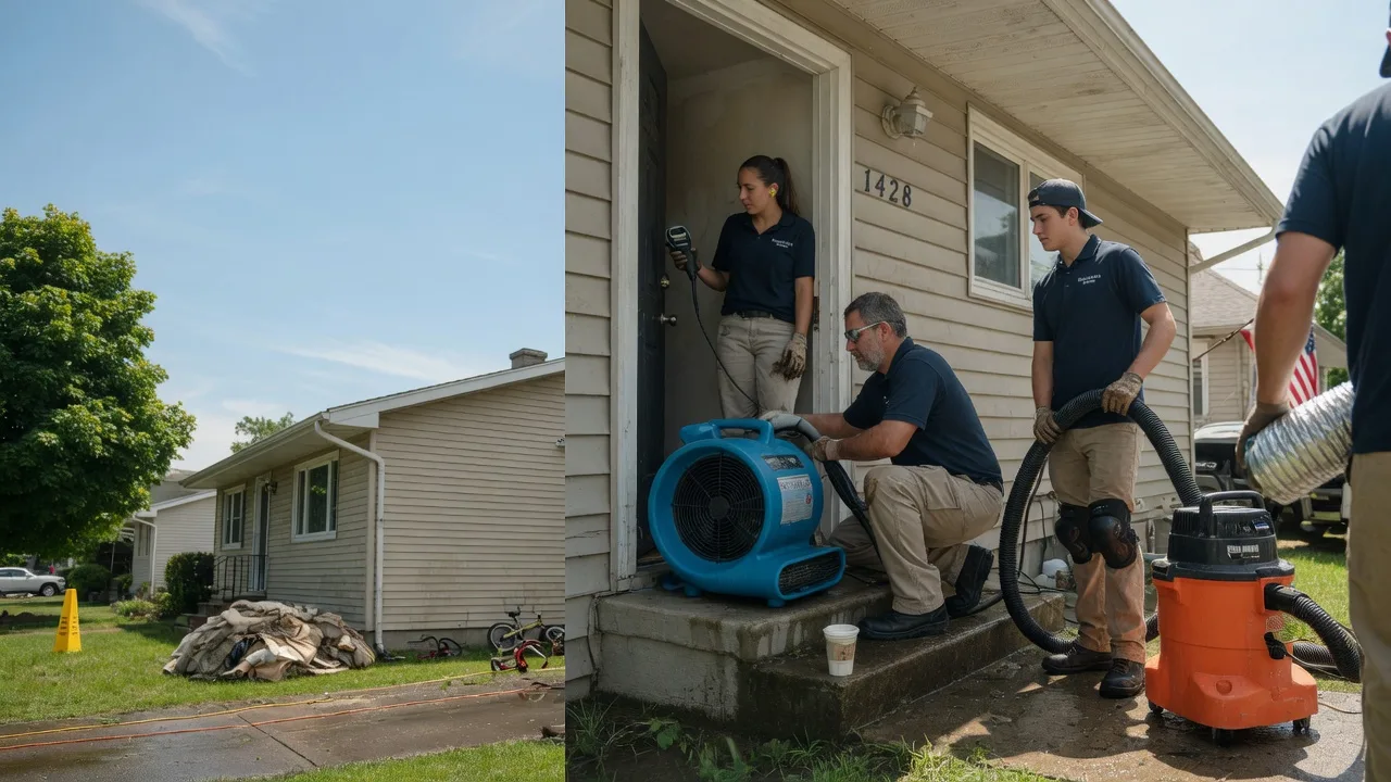Water Damage Restoration in Sandoval, IL near me